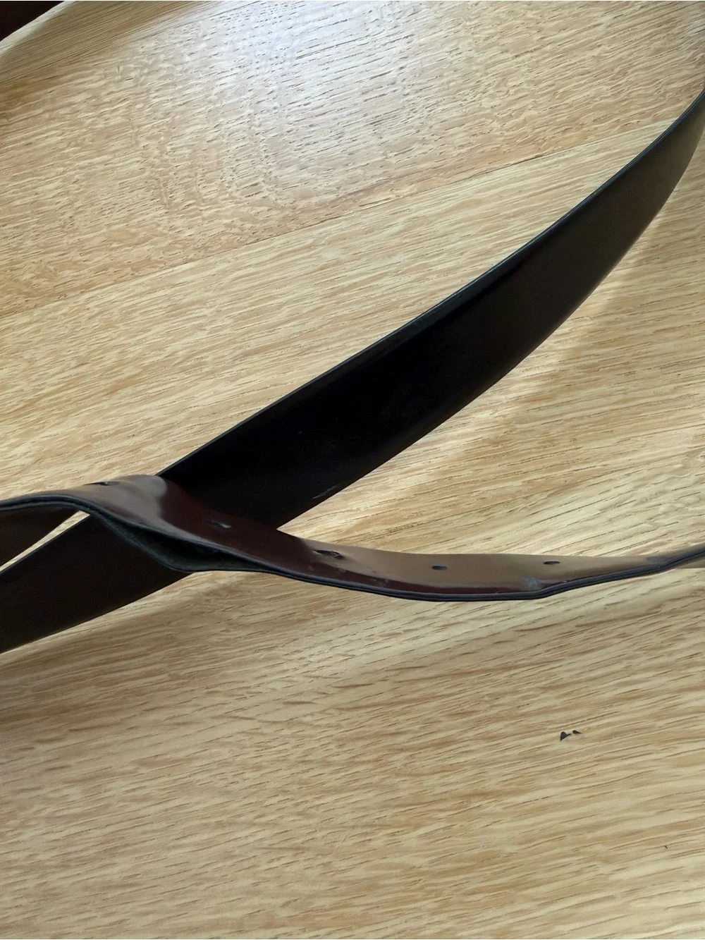 Authentic Ferragamo Mens Black Leather Belt
